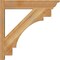 Ekena Millwork Merced Rough Sawn Traditional Outlooker, Western Red Cedar, 6"W x 28"D x 28"H OUT06X28X28MRC01RWR - alternate 3